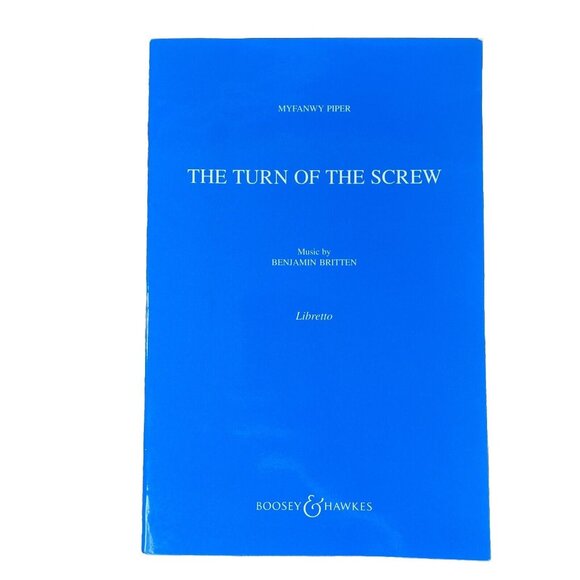 Other - Turn of the Screw Sheet Music Myfanwy Piper Libretto New Hal Leonard Britten